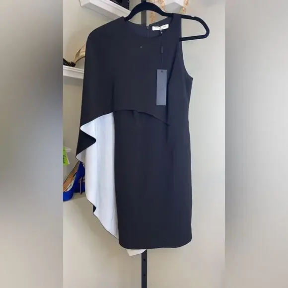 Halston Heritage one shoulder dress - Picture 8 of 11